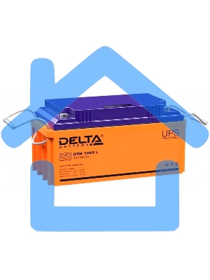 Батарея Delta DTM 1265 L (65 А\ч, 12В) свинцово- кислотный аккумулятор