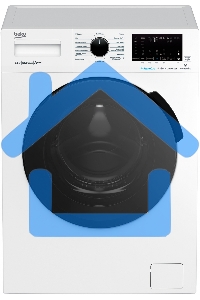 Стиральная машина Beko WSPE6H616W белый, загрузка фронтальная 6,5 кг, 1200 об/мин., класс: А