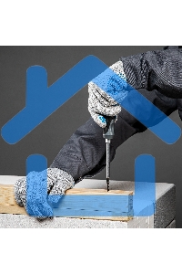 Перчатки трикотажные, с ПВХ точкой, серый меланж, 10 класс Россия