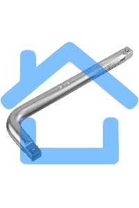 Вороток Denzel Г-образный, 300*100 мм, квадрат 3/4