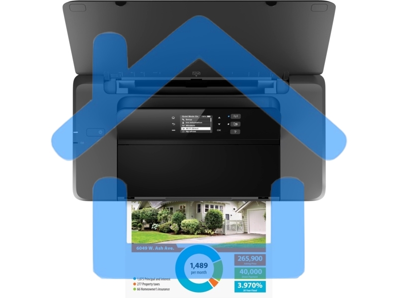 Принтер струйный HP OfficeJet 202 (N4K99C), A4, цветной, печ. до 10 стр/мин. (ч/б) до 7 стр/мин. (цвет), 1200 x 1200 dpi (ч/б) 1200 x 4800 dpi (цвет), USB, Wi-Fi