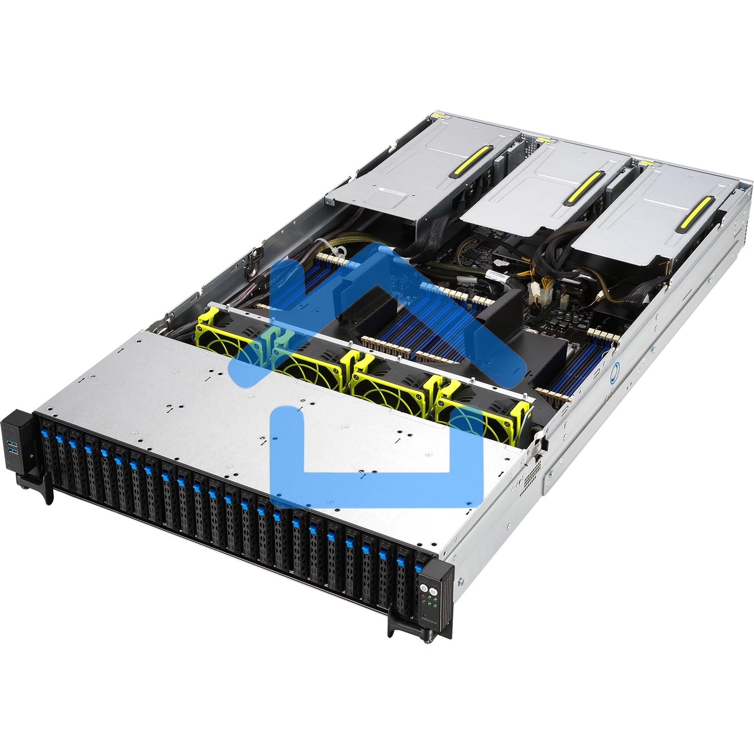 Серверная платформа ASUS RS720A-E11-RS24U/10G/1.6KW/24NVMe/OCP