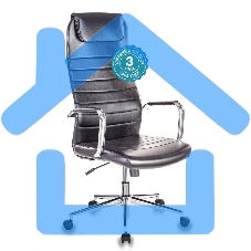 Кресло руководителя Бюрократ Chair Brt KB-9N/ECO/BLACK (1140275) черный