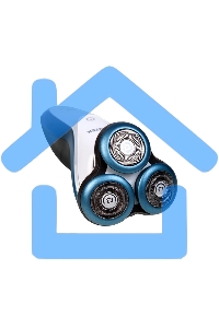 Электробритва Centek CT-2163 (серебристый) ротор, влажное бритье, 3 плав.головки, 2-йные лезвия, до 40 мин. раб