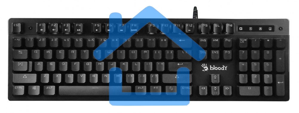 Клавиатура A4Tech Bloody B500N проводная USB серый