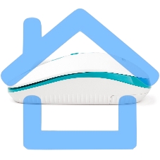 Мышь беспроводная Гарнизон GMW-460-2 белый/бирюзовый, 1600 dpi, радиоканал, USB, кнопки - 4