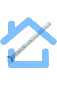 Болт шестигранный KRANZ DIN 933, 8х110, упаковка поставщика ( 24 кг. / 500 шт.)