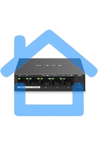 Настольный коммутатор Mercusys MS105GP с 5 гигабитными портами (4 порта PoE+)