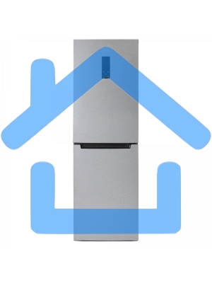 Холодильник Бирюса Б-C940NF серый металлопласт двухкамерный 210/130л морозилка снизу, No Frost