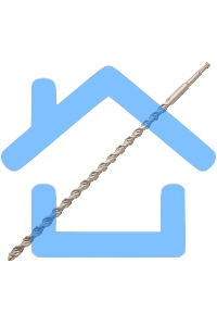 Бур по бетону Denzel двойная спираль, Cobalt W-tip, 16x460 мм, SDS PLUS