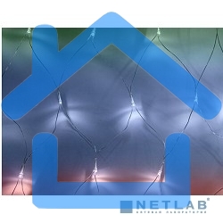 Новогодние светоукрашения Гирлянда - сеть 1,8х1,5м, прозрачный ПВХ, 180 LED Мультиколор 215-139