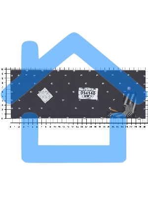Клавиатура для ноутбука Samsung 470R4E, черная с подсветкой
