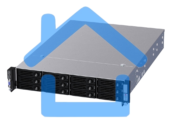 Серверный корпус Ablecom 2U CS-R29-04P E-ATX, ATX, Micro-ATX, Mini-ITX MBs; 12 x 3.5'' hs + 2 x 2.5'' hs rear; 800 Wt CRPS(1+1); no rails