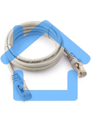 Патч-корд FTP Cablexpert кат.5e, 2м, литой, многожильный (серый)