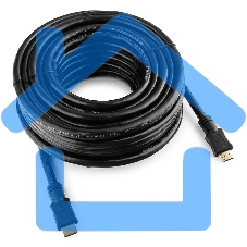 Кабель Cablexpert HDMI CC-HDMI4-15M, 19M/19M, v2.0, медь, позол.разъемы, экран, 15м, черный, пакет