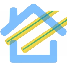 Трубка термоусадочная 25.0/12.5 1м жел./зел. Rexant 22-5007