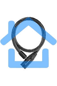 Замок тросовый универсальный Matrix, 10 х 650 мм