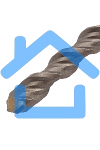 Бур по бетону Denzel двойная спираль, Cobalt W-tip, 16x460 мм, SDS PLUS