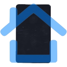 Модуль (матрица + тачскрин) для Acer Iconia Tab A1-860 черный с рамкой