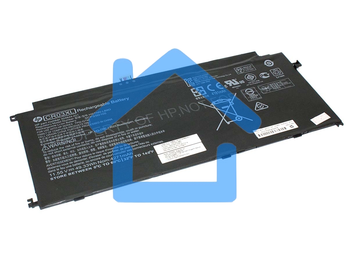 Аккумуляторная батарея для ноутбука HP 924844-42111.55V/13.2V 4181mAh