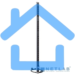 Вертикальный блок розеток ЦМО Rem-16 с авт. 16А, 20 Shuko, 16A, алюм., 33-38U, шнур 3 м. (R-16-20S-A-1420-3)