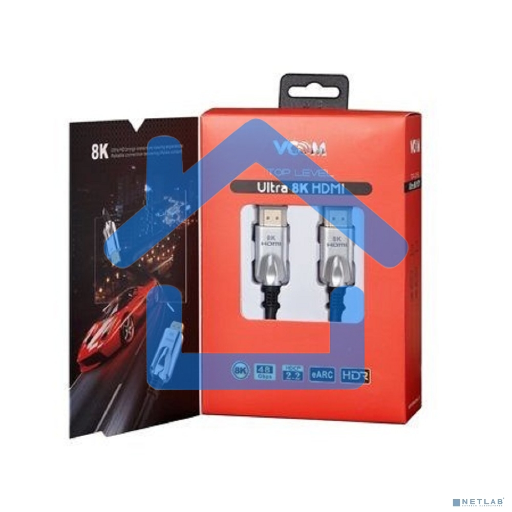 Кабель HDMI 19M/M,ver. 2.1, 8K@60 Hz 1.5m VCOM <CG862-1.5M> VCOM/TELECOM