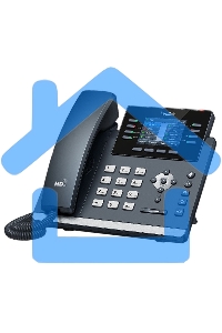 IP-телефон YEALINK SIP-T44W, 12 аккаунтов, 2 порта USB, Wi-Fi, цветной экран 2.8