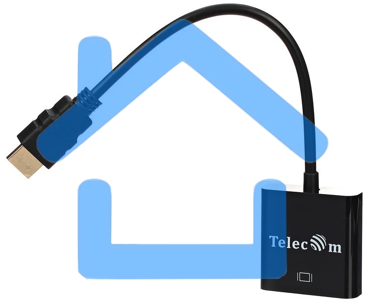 Переходник Telecom Кабель-переходник (TA558) HDMI(M) -> VGA(F) 6937510859436 /6926123463055 