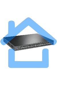 Коммутатор 48-port Gigabit PoE+ L2+ switch, 48 802.3af/at PoE+ ports, 4 Gb SFP slots, 1 RJ-45 + 1Micro-USB console ports, 348W PoE budget
