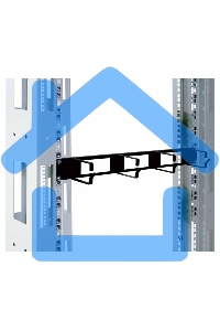 Горизонт. кабельный органайзер с окнами 19