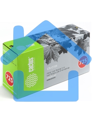 Картридж лазерный Cactus CS-C725S черный (1600 стр.) для Canon LBP 6000 i-Sensys 6000b i-Sensys