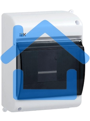 Бокс ОП КМПн 2/4 для 4 авт. выкл. прозр. крышка IP30 ИЭК MKP42-N-04-30-12