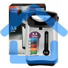 Термопот Starwind STP2830 3.5л. 750Вт серебристый/черный