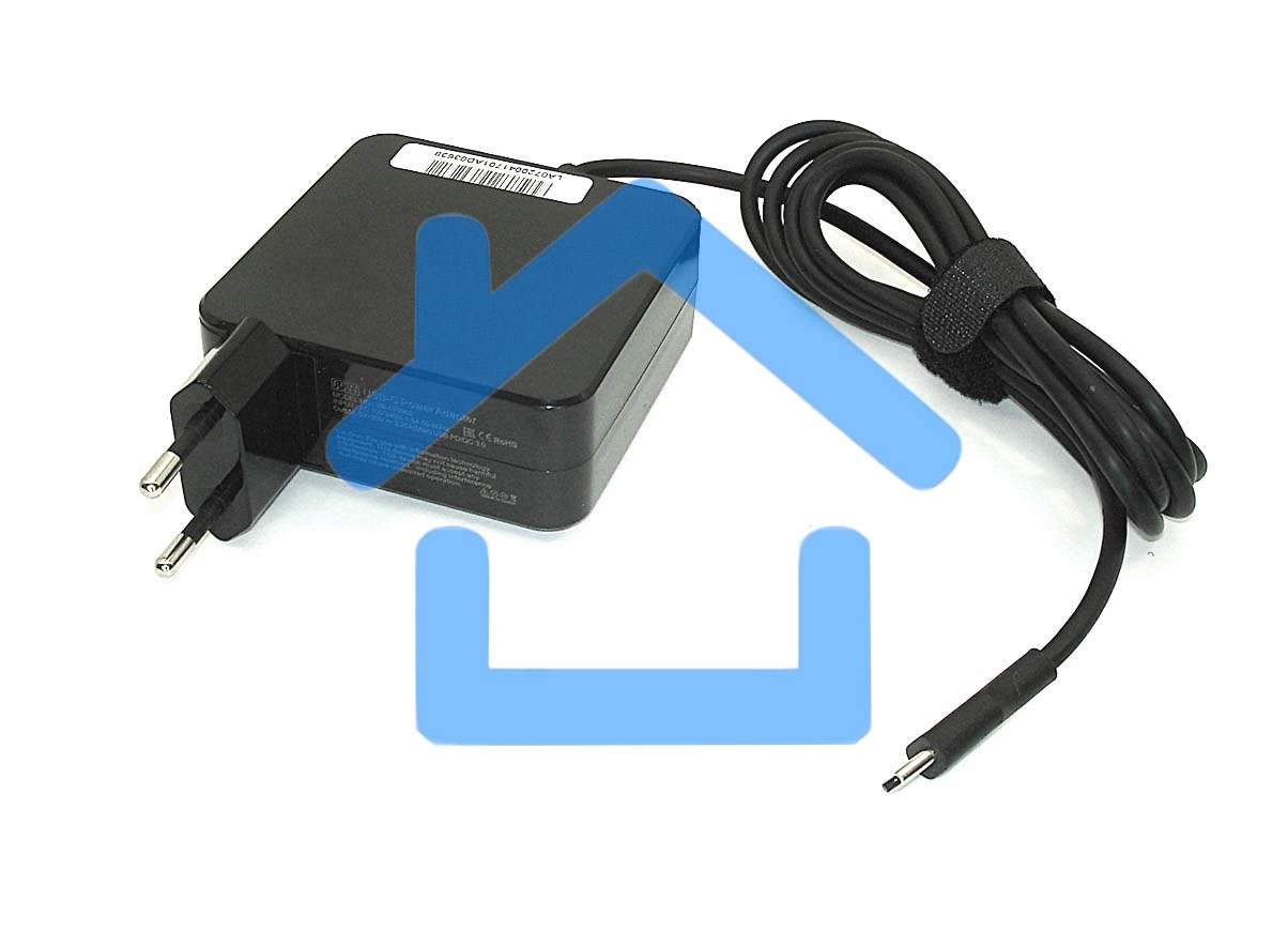Блок питания (сетевой адаптер) для ноутбуков Xiaomi 65W USB Type-C OEM черный