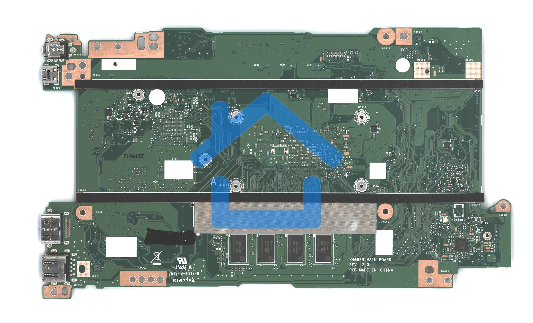 Материнская плата для Asus X409FL 8G/I5-8265U