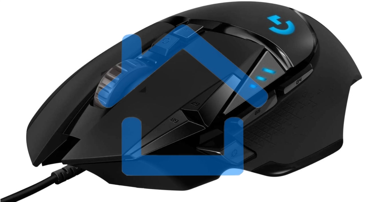 Мышь проводная Logitech G502 HERO черный, 25600 dpi, USB, кнопки - 11