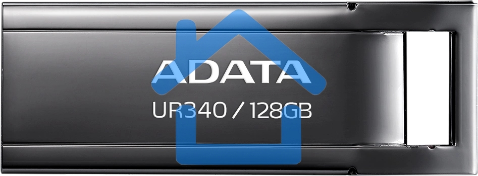 Флешка USB ADATA UR340 (AROY-UR340-128GbK), 128Gb, USB 3.2, R/W 100/30, черный