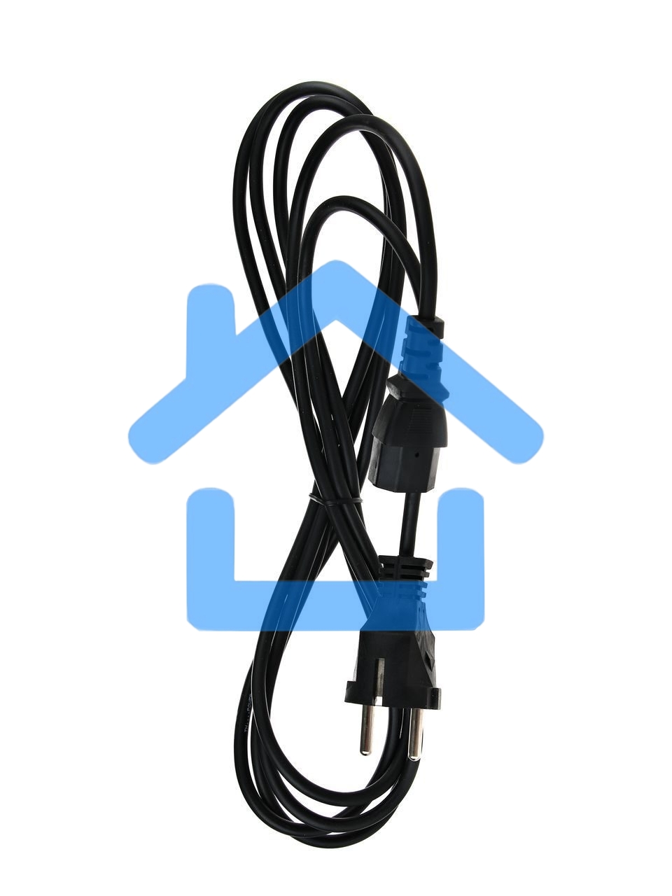 Кабель компьютер - розетка 3m 220V (Европейский стандарт) VCOM/TELECOM