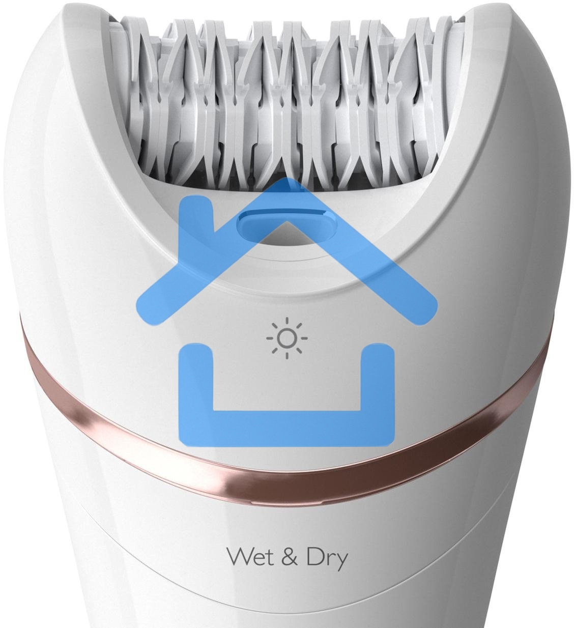 Эпилятор Philips 2 скорости, широкая головка, Wet&Dry, беспроводной, opti light, 6 аксессуаров