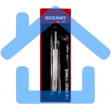 Пинцет прямой с острыми кончиками 125 мм (блистер) Rexant