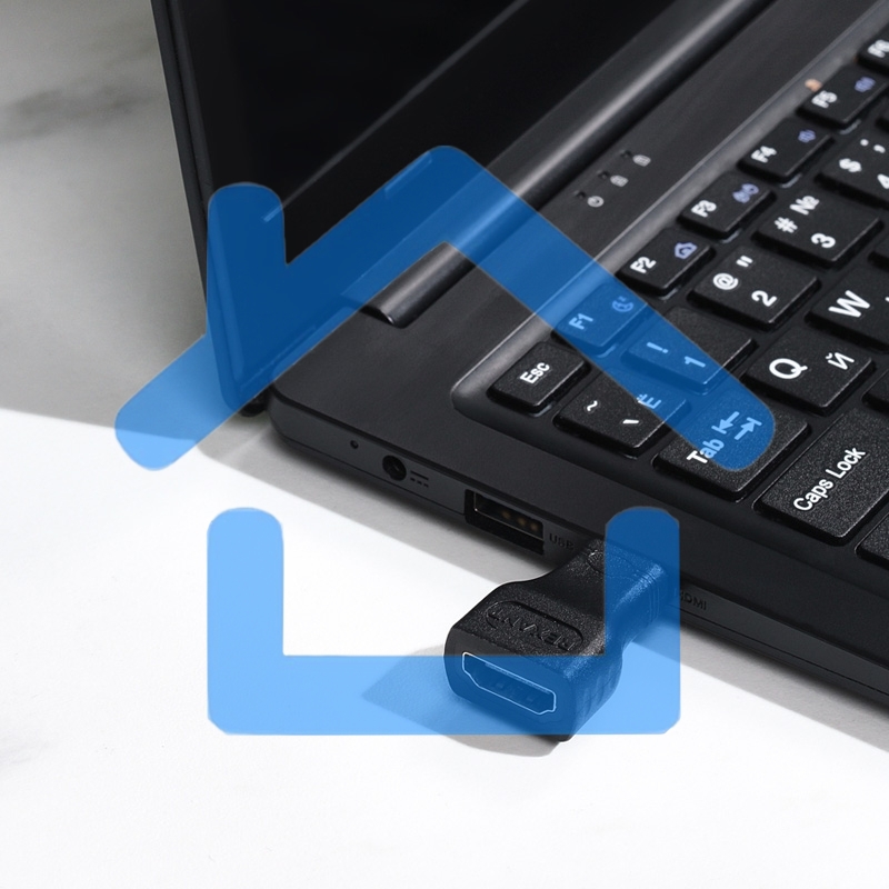 Переходник штекер mini HDMI - гнездо HDMI Rexant