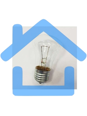 Лампа накаливания МО 60Вт E27 12В (100) КЭЛЗ 8106002