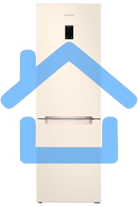 Холодильник Samsung RB33A32N0EL/WT бежевый двухкамерный инвертер 232/118 л морозилка снизу