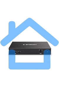 Настольный коммутатор Mercusys MS108GP с 8 гигабитными портами (7 портов PoE+)