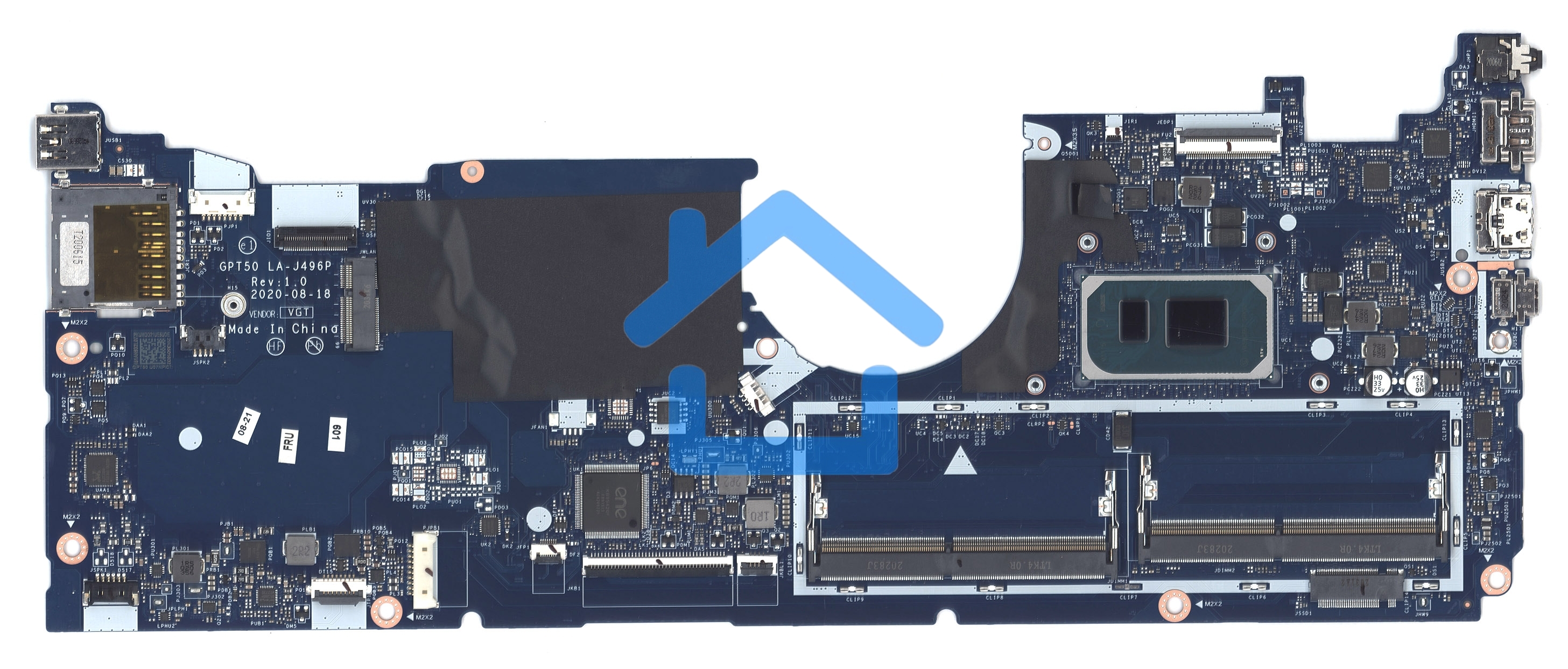 Материнская плата LA-J496P GPT50 HP X360 15-ED 15T-ED I7-1165G7