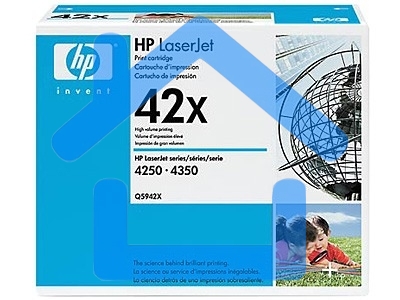 Картридж лазерный HP LaserJet Q5942X черный для LJ 4250/4350 (20000стр.)
