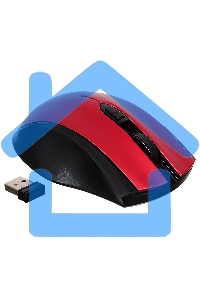 Мышь беспроводная Acer OMR032 черный/красный, 1600 dpi, радиоканал, USB, кнопки - 4