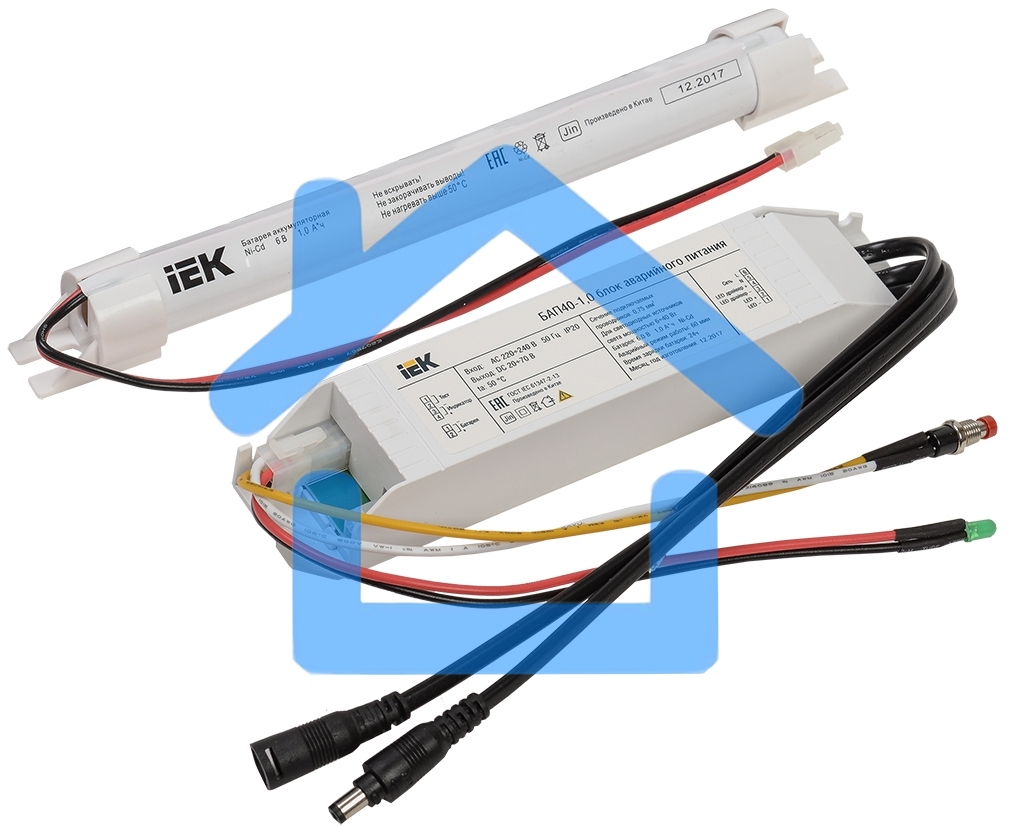Блок аварийного питания БАП40-1.0 для LED ИЭК LLVPOD-EPK-40-1H