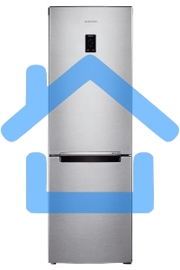 Холодильник Samsung RB33A32N0SA/WT серый двухкамерный инвертер 232/118 л морозилка снизу