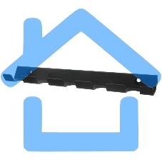 Держатель-органайзер для хранения садового инвентаря, на пять предметов, настенный, черный Rexant 38-0647